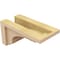 Ekena Millwork 5"W x 10"D x 5"H Wide Warren Rough Cedar Woodgrain TimberThane Corbel, Primed Tan CORUR05X10X05WARRCPR - alternate 6